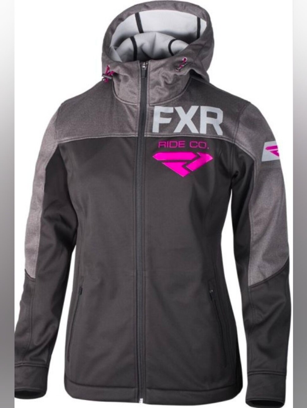 FXR Women's Soft Shell Hooded Fleece Lined Jacket